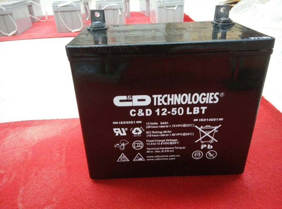 西恩迪大力神C&D12-50 LBT 12V50AH全新质保现货