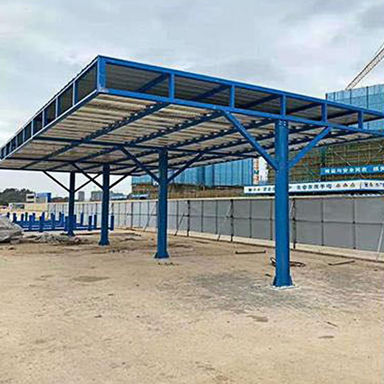 永邦 云南  工地建筑施工防护棚   标准化钢筋棚   施工安全钢筋防护棚   欢迎来电订购