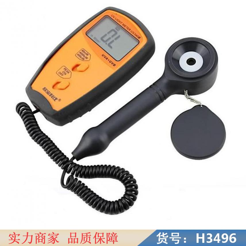 润创紫外线照度计检测仪 短波紫外辐照计UVC254 高精度流明测货号H3496