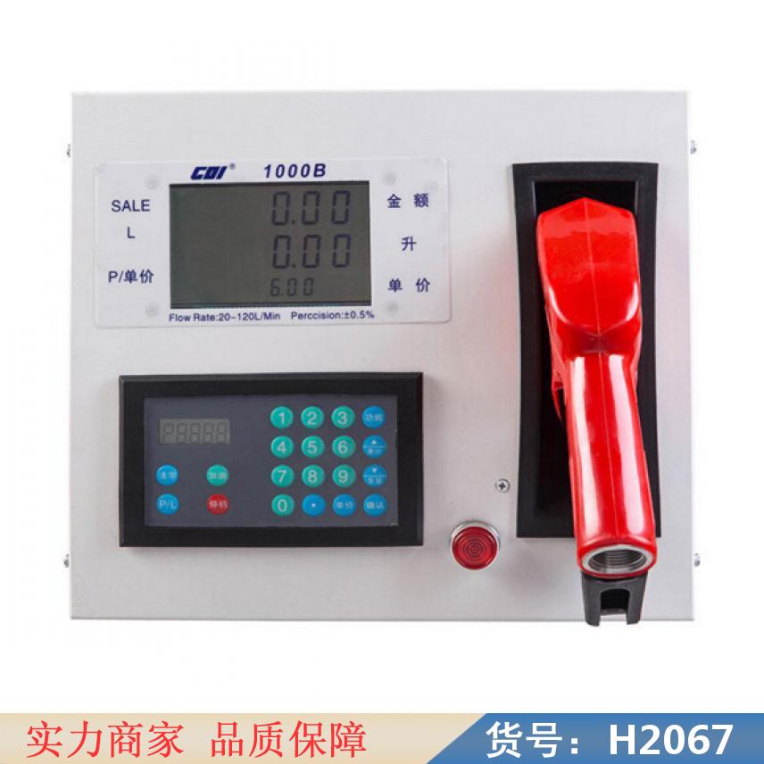 卅眸齿轮式计量加油泵 带计量手提加油泵 220v电动计量加油泵货号H2067