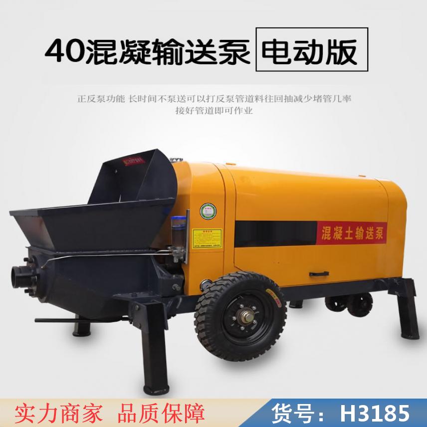 卅眸30型细石泵 混凝土泵送机 大型混凝土泵货号H3185