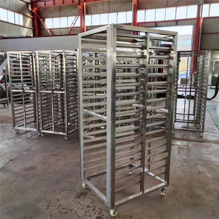 不锈钢材质肉串货架车 猪肉串架子车 美康加密款手推车可定制