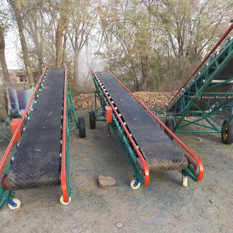 移动升降式粮食输送机 粮食抛粮皮带机 输送机 支持定制