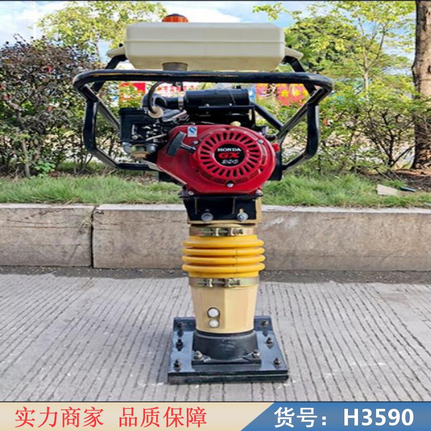 慧采手推双向路面压实夯土机 电动打夯机 柴油夯实机货号H3590