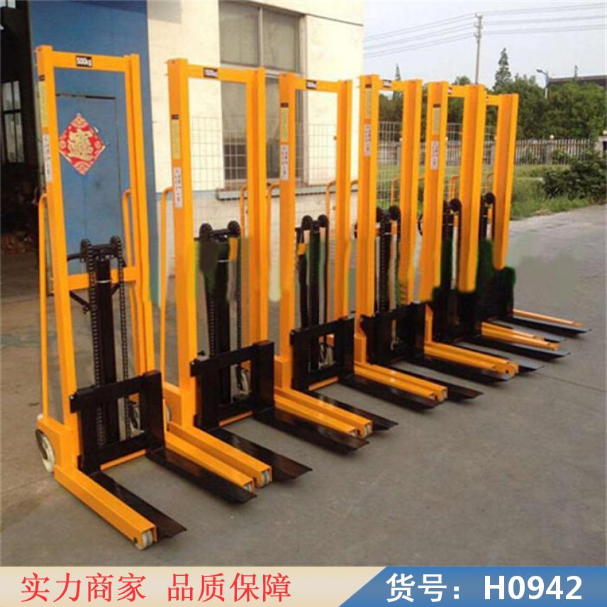 润创油桶升高车 牛力牌手动液压升高车 手动式液压搬运车货号H0942