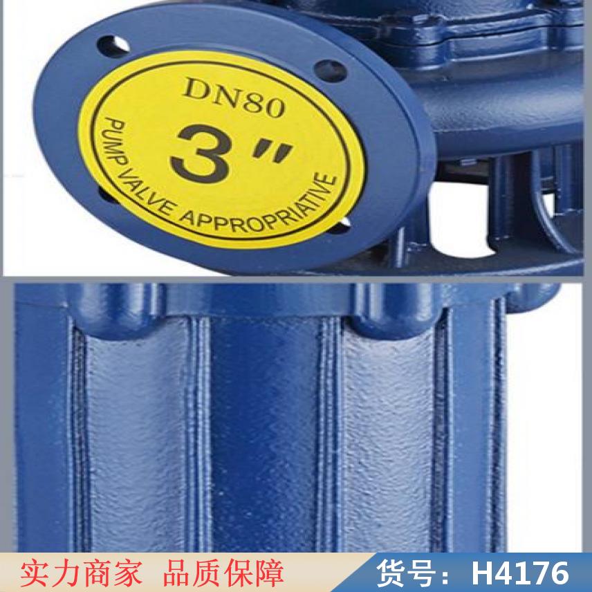 润创工业无堵塞污水泵 无堵塞泥浆水抽水泵 潜水泵货号H4176
