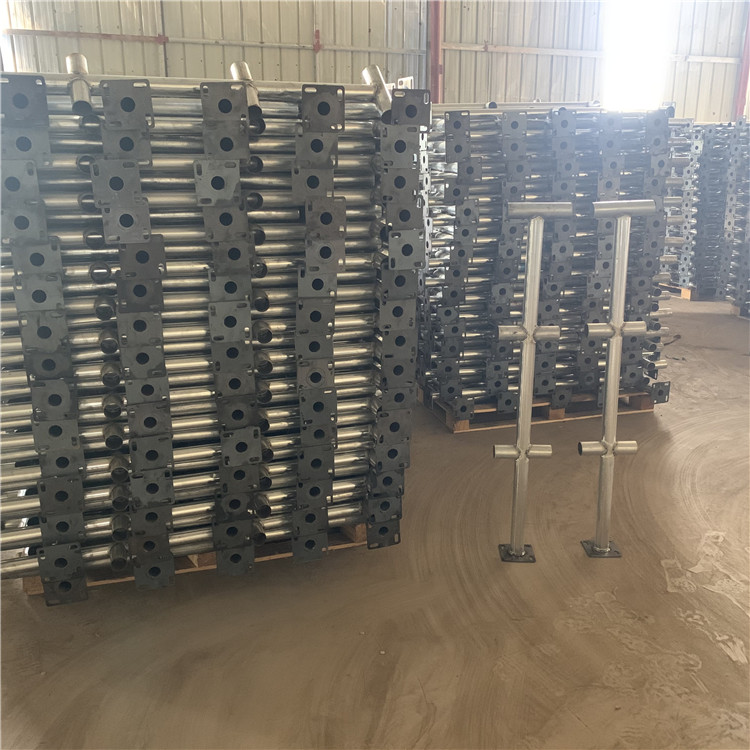 建筑楼梯扶手 工地临边防护立杆 建筑楼梯立杆生产厂家