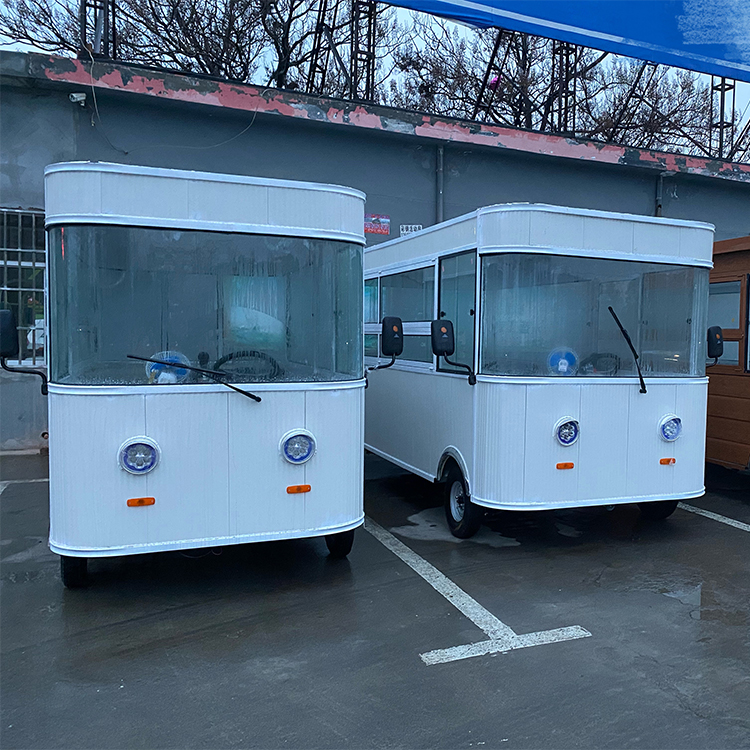 流动餐饮车 无动力牵引车 美食车小吃车厂家直营