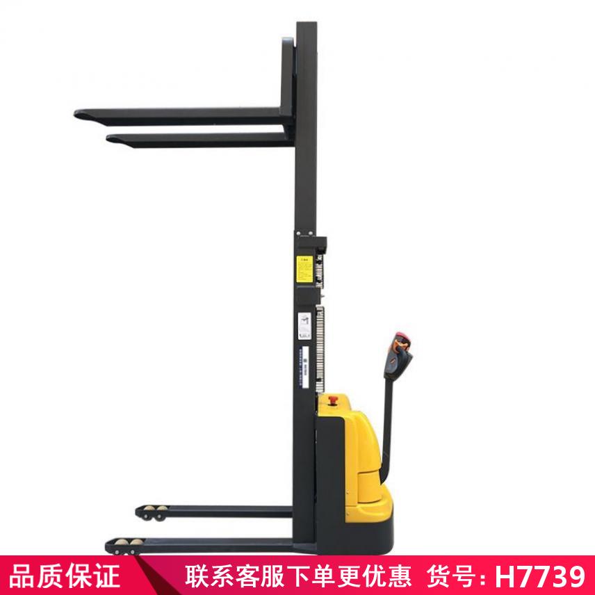 润创6米电动堆高车 电瓶叉车格 电动液压叉车货号H7753
