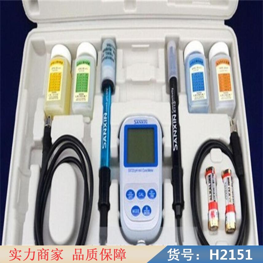 慧采便携式电导率计 便携式电导率仪 pH/电导率仪货号H2151