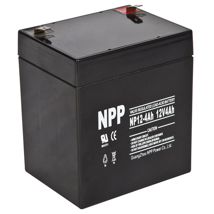 NPP耐普蓄电池NP12-4.0 12V4.0AH计算机设备 消防主机 免维护铅酸蓄电池电梯专用电池