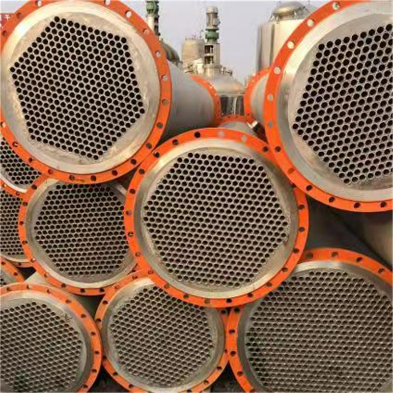 二手不锈钢列管冷凝器 钛材冷凝器 二手不锈钢冷凝器304冷凝器
