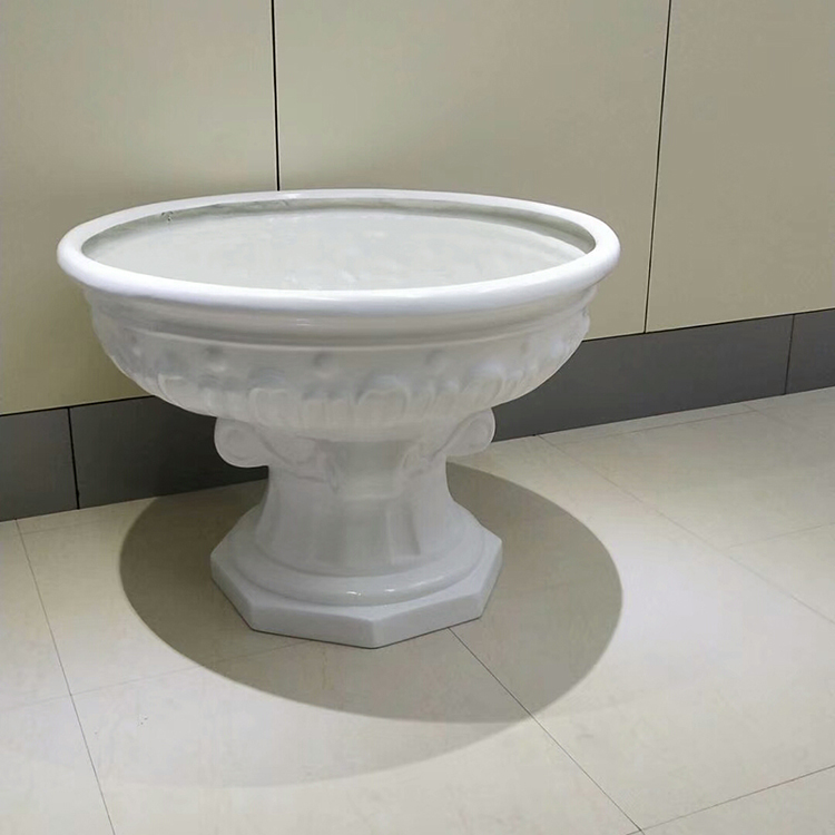 户外玻璃钢花箱 移动方形花钵 玻璃钢花箱 质量放心