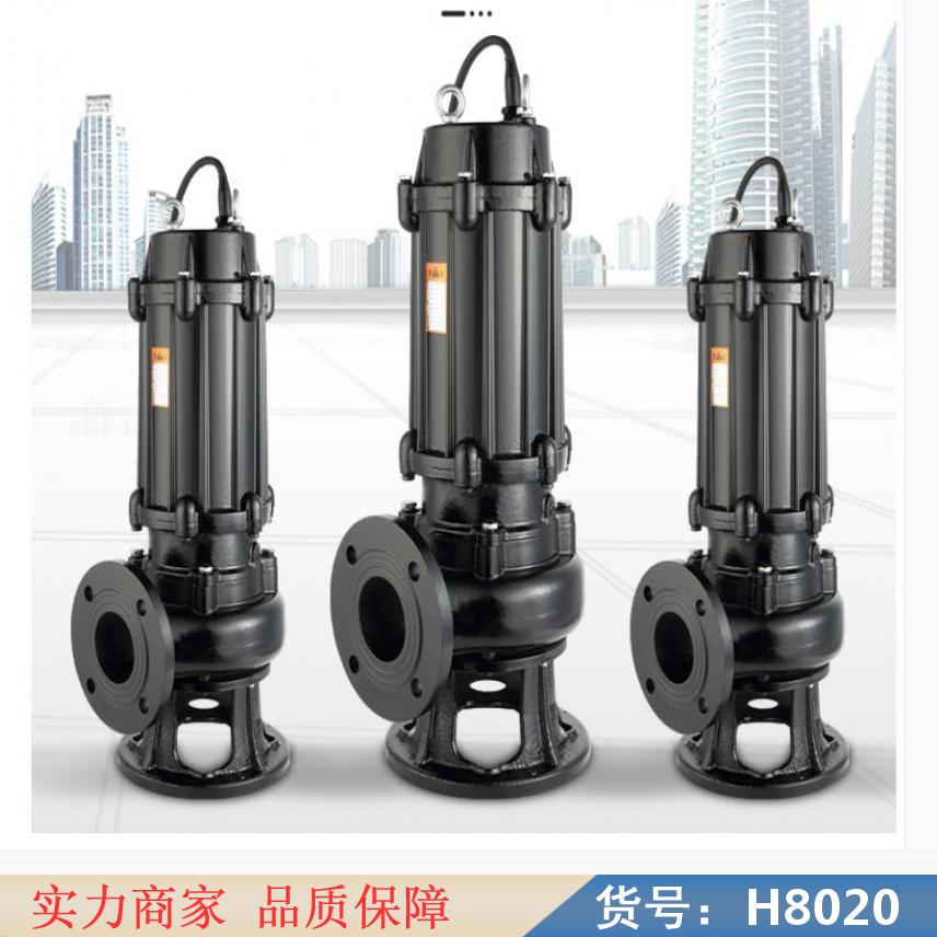 卅眸搅匀式潜水排污泵 沼气化粪池排污泵 切割排污泵货号H8020