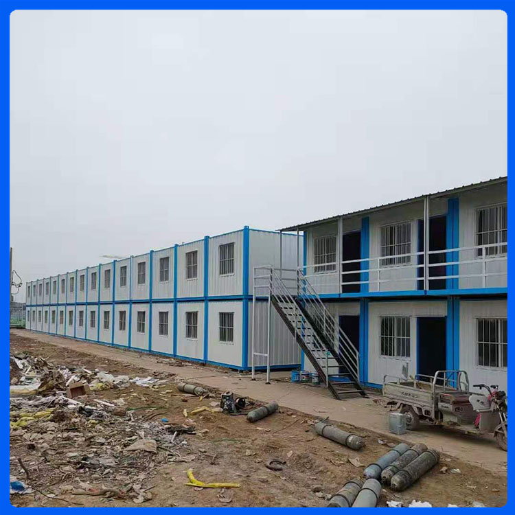 来图纸可定制 东营工地办公用箱房 集装箱组装