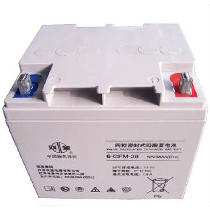  双登蓄电池6-GFM-38 12v38ah铅酸免维护 EPS UPS太阳能直流屏电池发电站电信设备