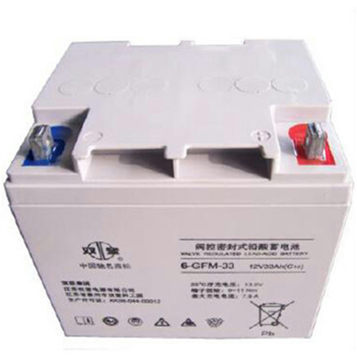 双登蓄电池6-GFM-33太阳能UPS电源12V33AH电瓶免维护机房消防后备逆变器机房医疗设备电力