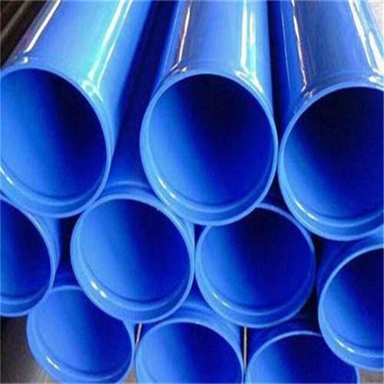 红色消防涂塑钢管加工 环氧树脂管道 消防给水用涂塑复合钢管