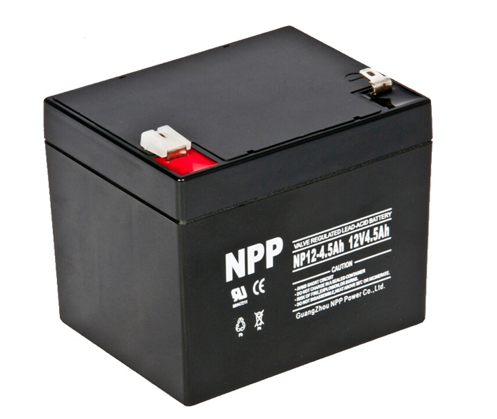  NPP耐普蓄电池NP12-4.5 12V4.5AH 免维护铅酸蓄电池电梯专用电池医疗应急照明电梯