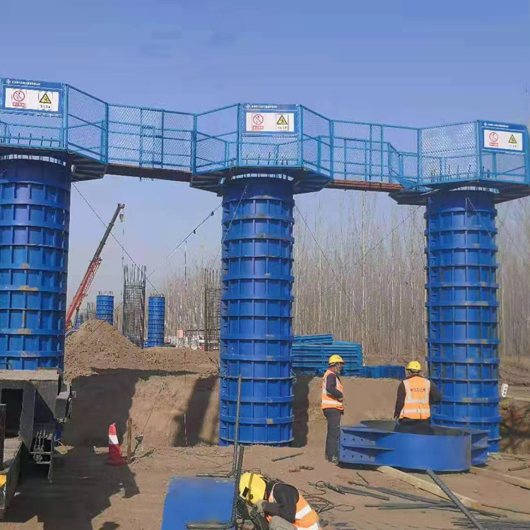 永邦  现货供应   八角形施工平台    高铁建筑施工盖梁平台   墩柱盖梁平台