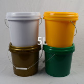 【鸿瑞乔】5L塑料桶  5公斤肥料小桶纯新料涂料桶 山东塑料桶厂家 食品桶包装