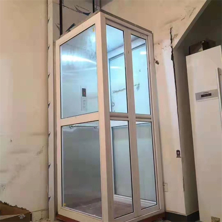 小型别墅电梯_四层室外阁楼电梯定制
