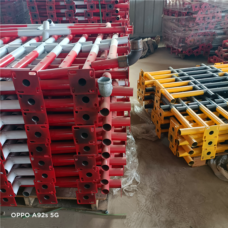 建筑楼梯扶手 工地楼梯扶手 建筑防护立杆