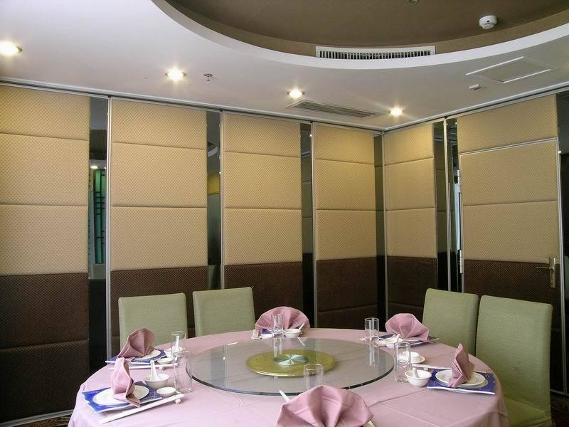 酒店电动移动屏风活动隔断墙高隔断移动门移墙隔音墙画廊移动隔墙