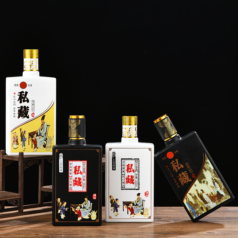 批发保健酒瓶 郓城富兴酒类包装