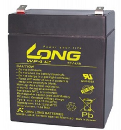 LONG广隆蓄电池WP4-12 12V4AH 电子设备/医疗设备/船舶设备用蓄电池