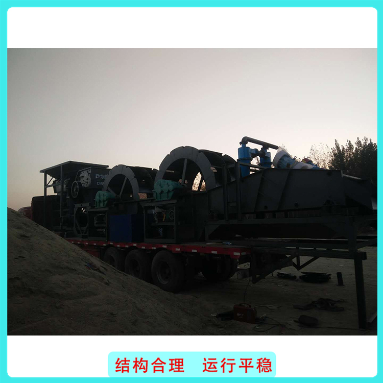 处理量大 破碎水洗设备制造商 山东二手破碎洗沙设备