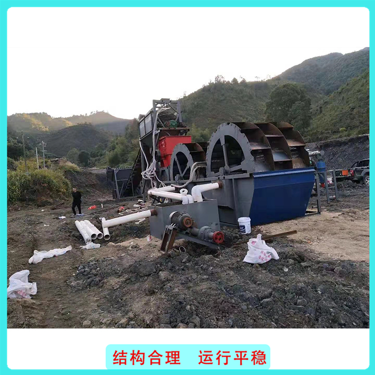 工地破碎洗砂机 结构简单 广东破碎水洗设备加工