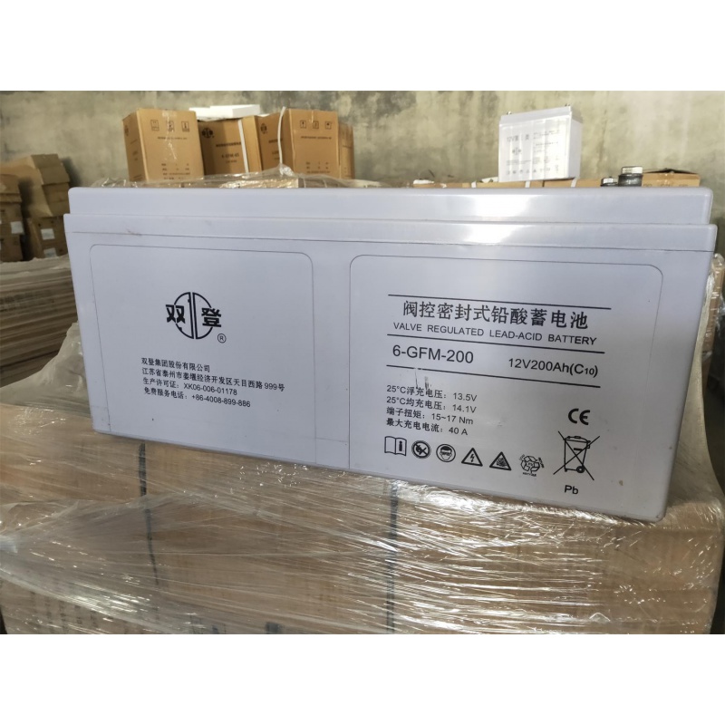 双登6-GFM-12V200AH铅酸免维护蓄电池UPS机房/应急照明直流屏专用电信医疗设备太阳能路灯