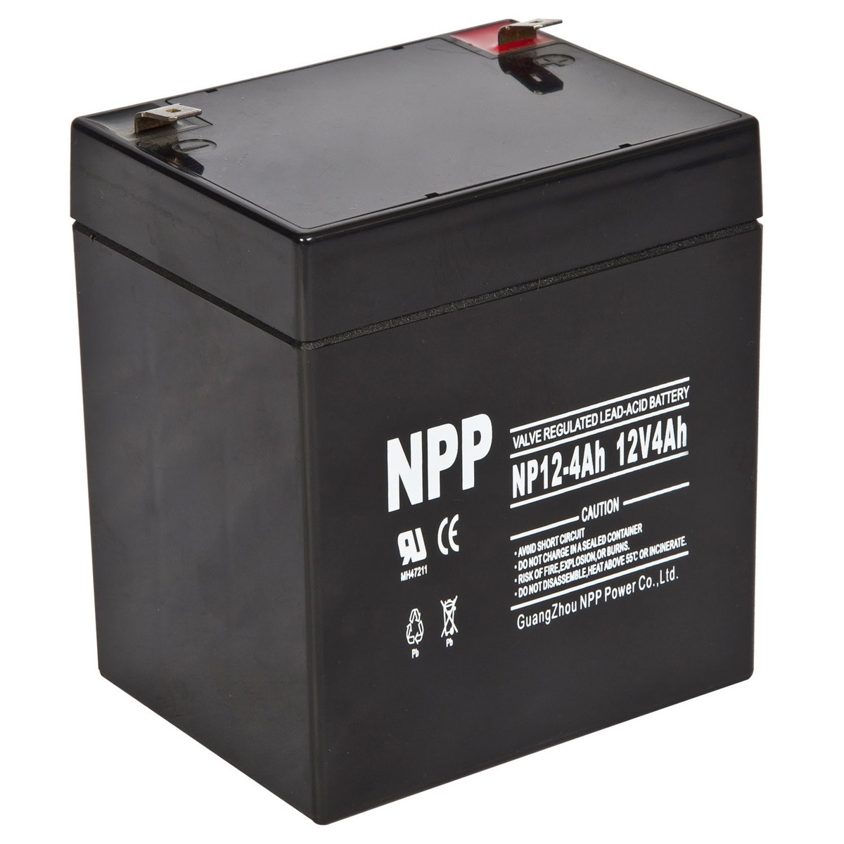 NPP耐普蓄电池NP12-4精密仪器/门禁系统 12V4AH 免维护电源消防主机计算机设备门禁应急电