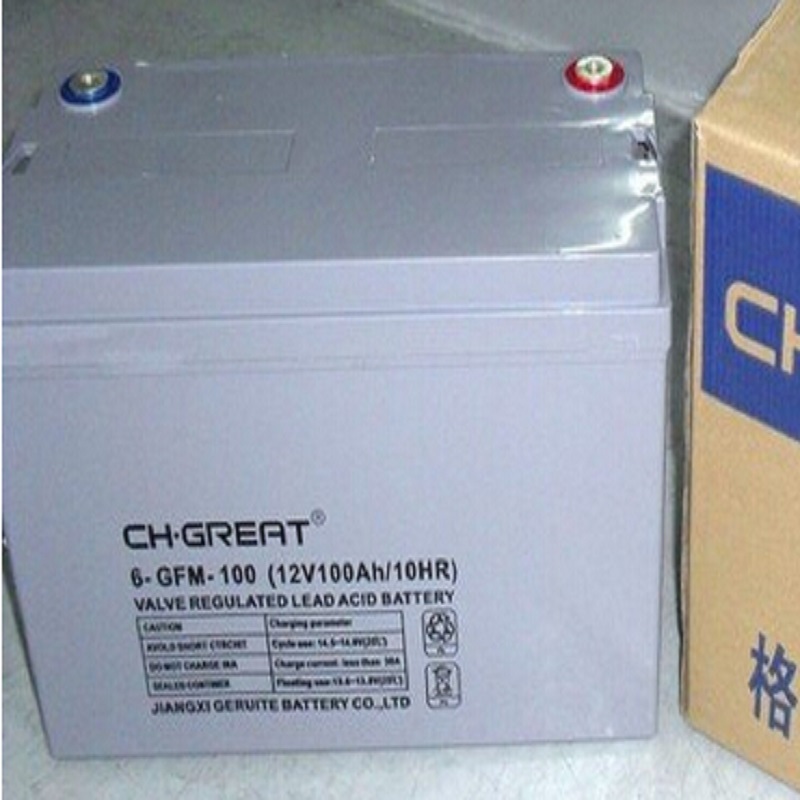 格瑞特蓄电池6-GFM-100(12V100Ah/10HR)太阳能蓄电池现货供应 