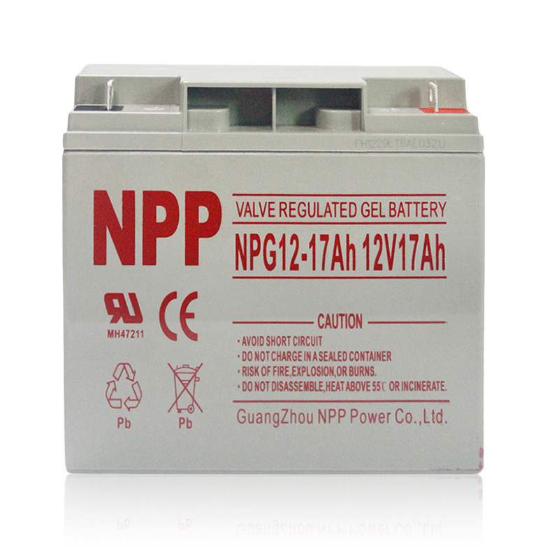 NPP耐普蓄电池12V17ah NP12-17 UPS电源直流屏消防柜储能光伏电池电梯消防医疗应急门