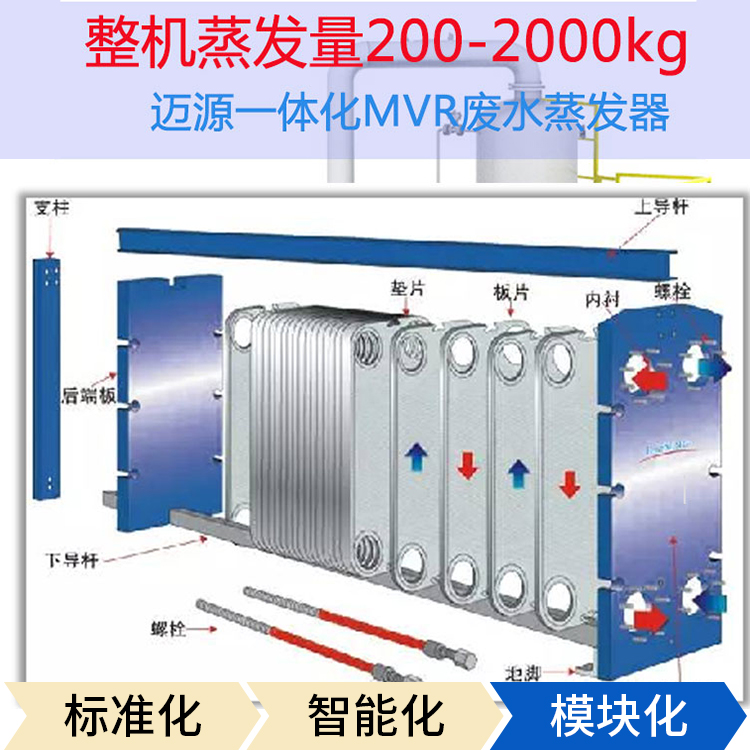MVR结晶蒸发器 迈源MVR 福建 MYM 强制循环蒸发 制药废水处理设备