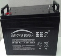  乐珀尔蓄电池LP120-12/12V120AH太阳能 路灯 直流屏 EPS UPS 专用原装正品