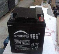 乐珀尔蓄电池 6FM-38 12V38AH UPS EPS 胶体直流屏 消防警报主机