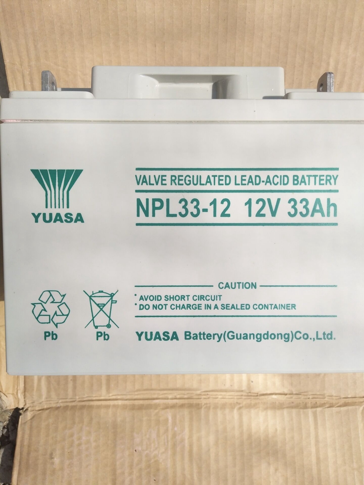 YUASA汤浅蓄电池NP33-12铅酸免维护12V33AH UPS/EPS直流屏电源 应急 机房专用