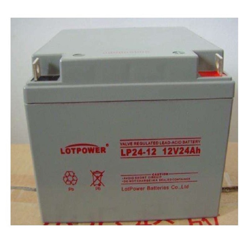乐珀尔 LOTPOWER 蓄电池LP24-12 12V24AH 太阳能EPS UPS电源专用