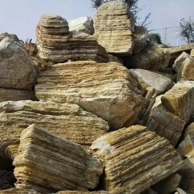 万吨千层石龟纹石产地批发 园林石景观石 刻字石水冲石批发