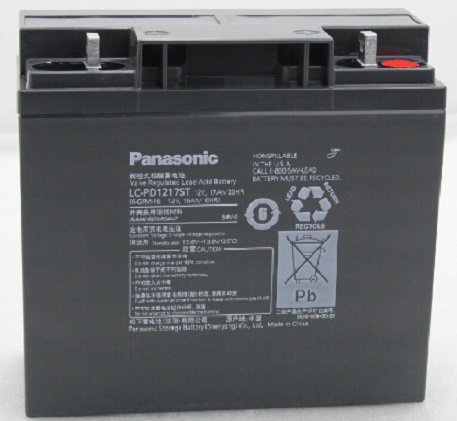 Panasonic松下LC-PD1217ST 12V17AH消防 应急UPS机房监控电梯