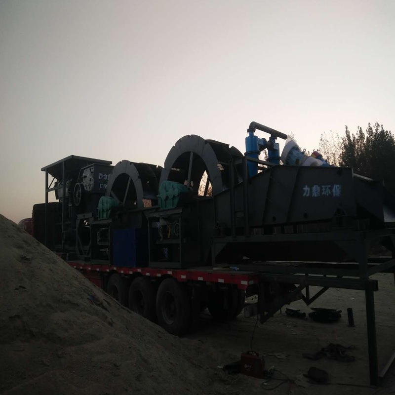 力鼎洗沙制沙生产线 大型洗沙机械 风火轮式洗沙机