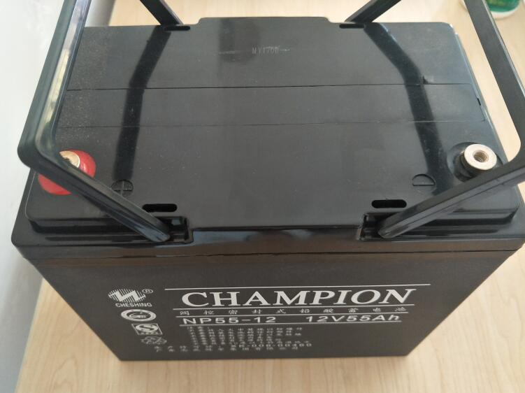 CHAMPION蓄电池NP55-12 12V55AH 直流屏EPS主机UPS电源机房