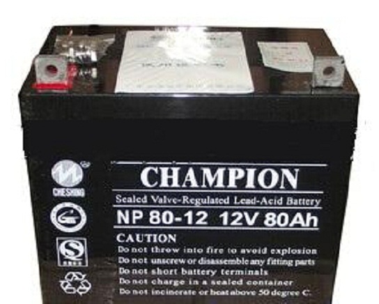 CHAMPION蓄电池NP80-12 12V80AH 航空发电厂UPS电瓶