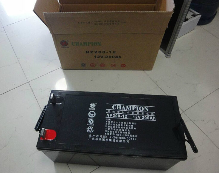 CHAMPION蓄电池NP200-12 12V200AH 太阳能UPS直流屏机房应急电