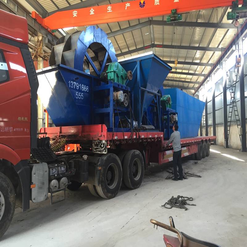 力鼎轮式洗沙机订 三叶轮式洗沙机 新型水洗轮