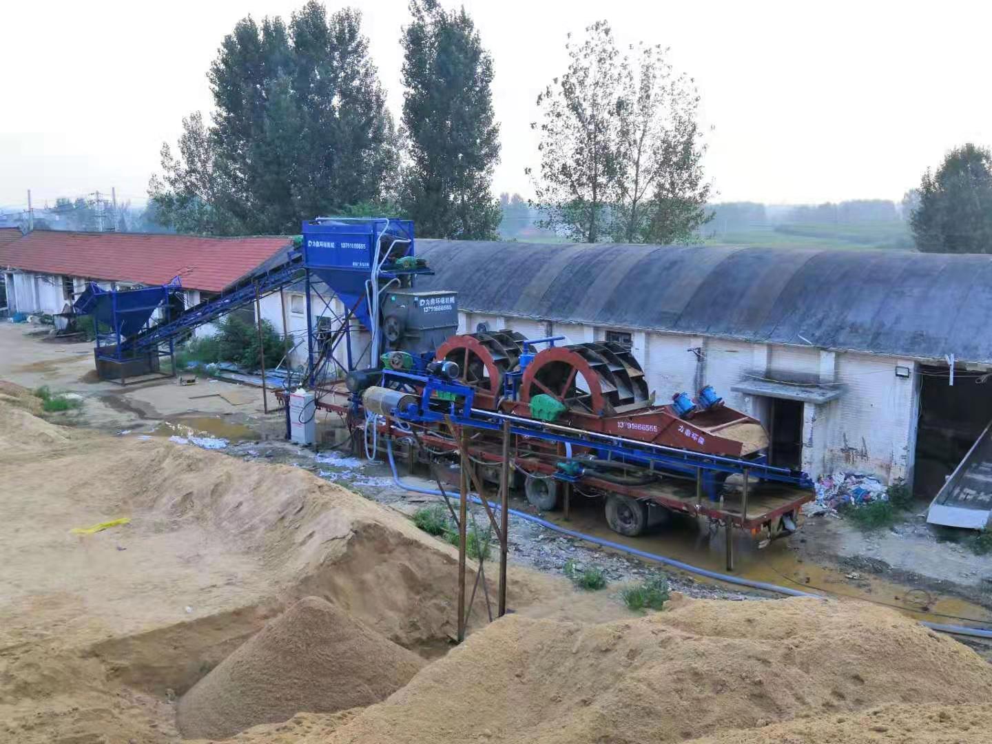 力鼎大型移动破碎设备 建筑垃圾移动破碎设备 麻古石移动破碎设备