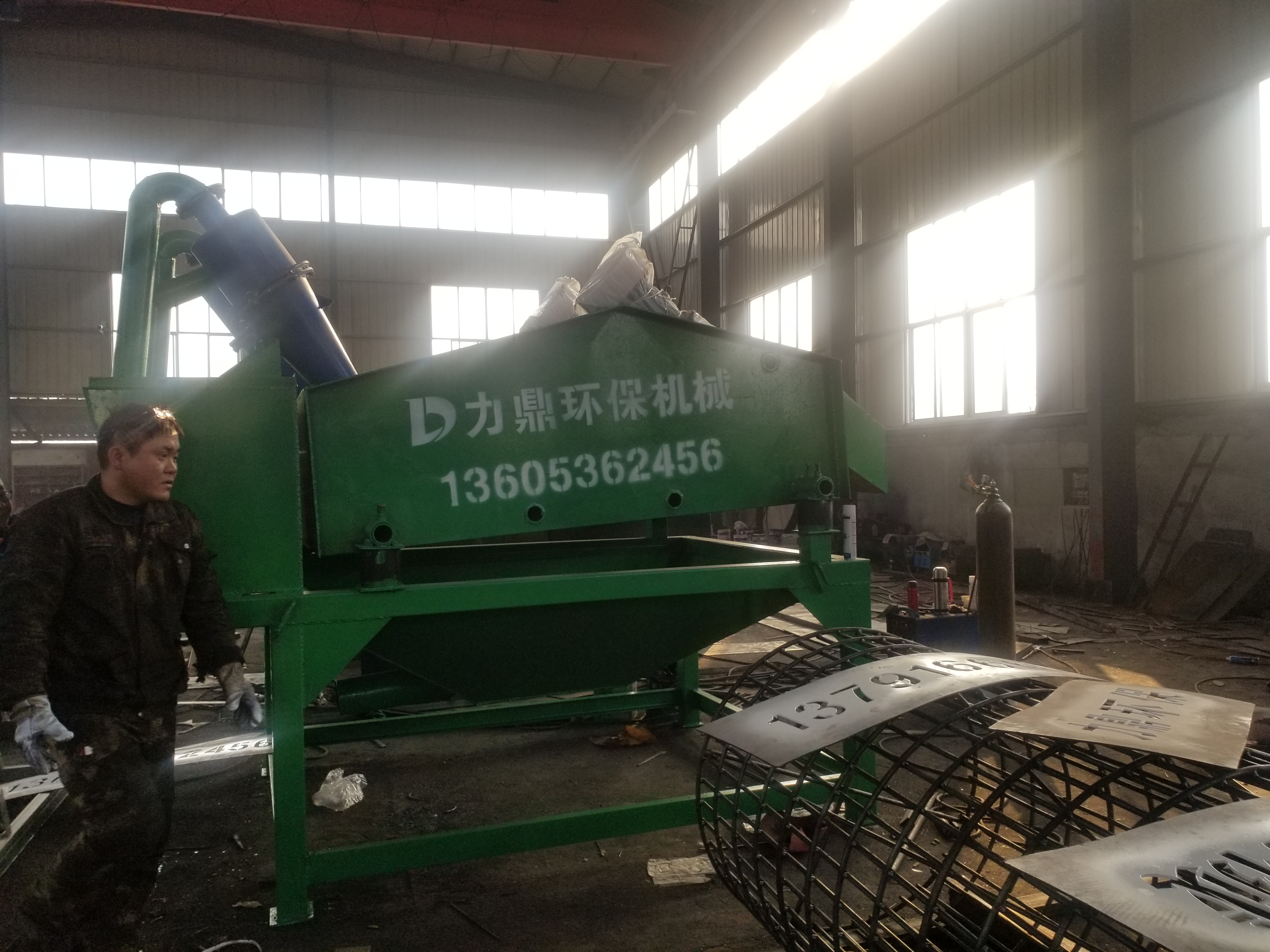 力鼎脱水筛生产线 直线脱水筛 砂石矿用细砂回收机